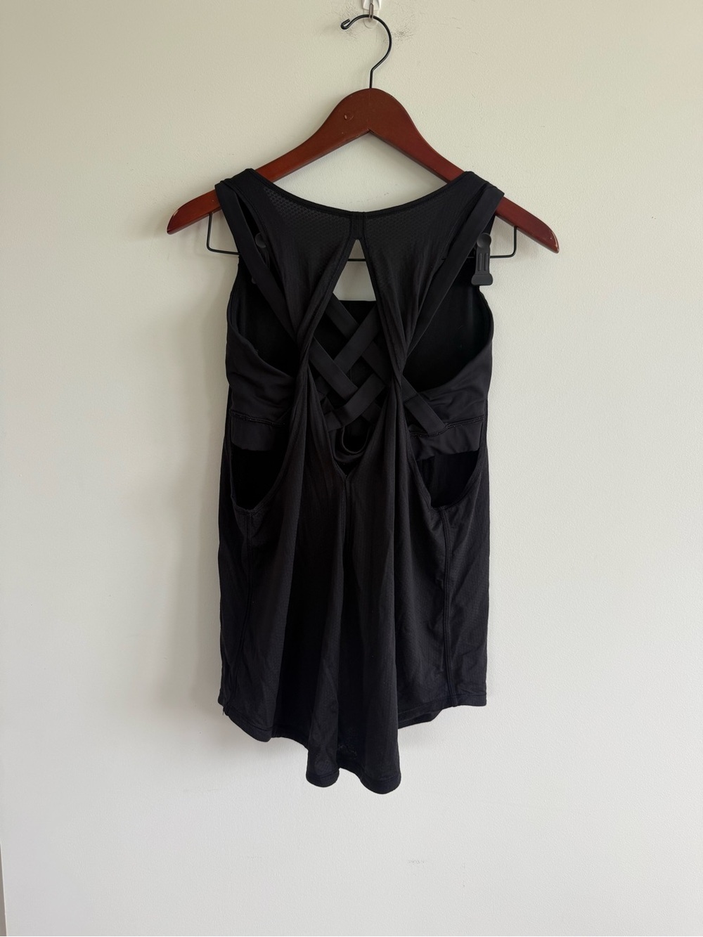 Lululemon Black Crisscross Back Tank